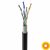 Сетевой кабель для ноутбука 0,6х2 мм U/FTP Cu Stranded PE
